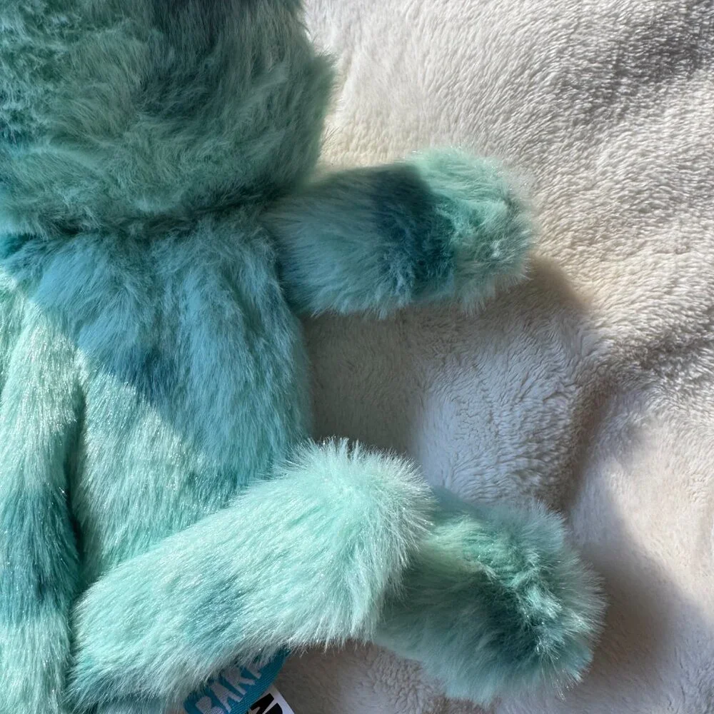 NWT Bark Box SLOBBERTOOTH TIGER Plush Dog Toy, Blue, Size M/L 20+ lbs. Dogs